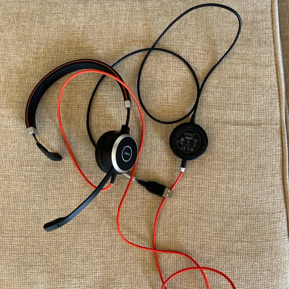 Jabra ENC010 USB Wired Headset Single Ear Noise canceling microphone